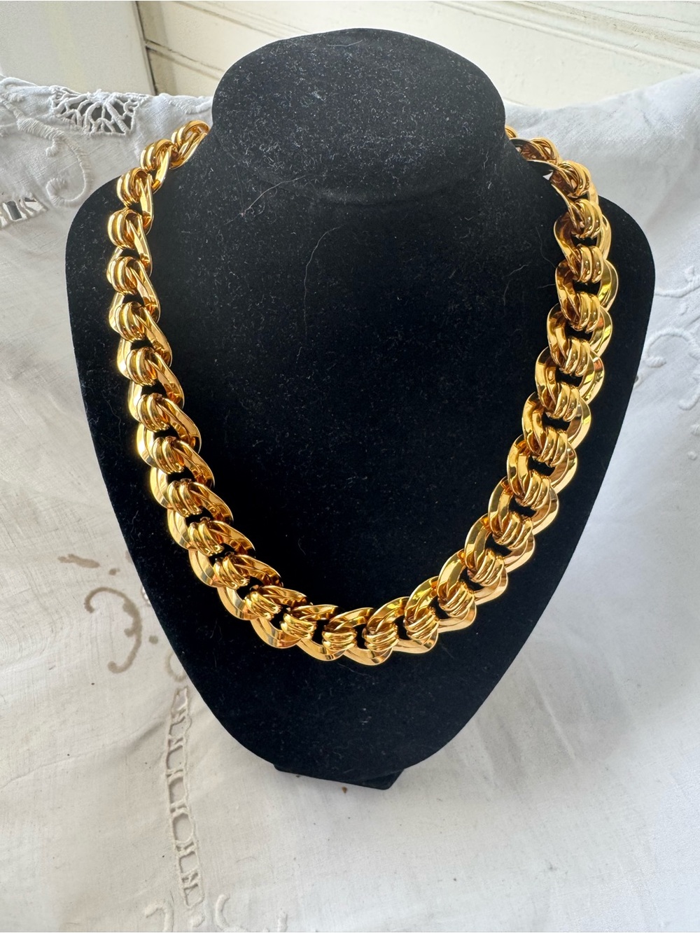 Vintage Napier Gold-Tone Statement Necklace